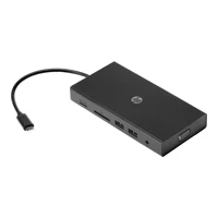 HP Travel Hub, Port Replicator, USB-C, VGA, HDMI -