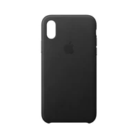 Leder Case für iPhone X schwarz