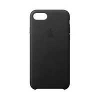 Leder Case für iPhone 8 schwarz