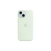 iPhone 15 Sil Case MagS Soft Mint - iPhone 15 Silic