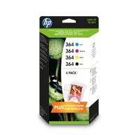 Tintenpatrone MultiPack Bk,C,M,Y + Papier 13x18cm