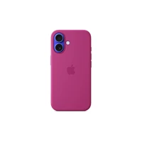 iPhone 16 Silicone Case with MagSafe - Fuchsia