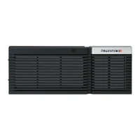 Systemschrankblende, Vorderseite, Schwarz, 4U -