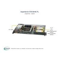 SuperServer 5019C-FL, Server, Rack-Montage, 1U