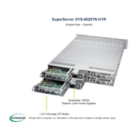 SuperServer 6029TR-HTR, 4 Knoten, Cluster -