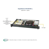 SuperServer 5019C-L, Server, Rack-Montage, 1U -