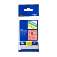TZe-441, Standard-Klebstoff, Schwarz auf rot -