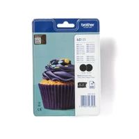Tinte LC123BK schwarz, 2er-Packung