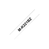 M-K221BZ, Schwarz auf Weiß, Rolle (0,9 cmx 8 m)