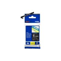 TZe-315, Standard-Klebstoff, Weiß auf Schwarz -