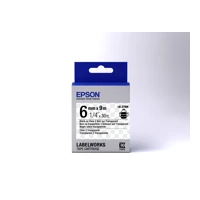 LabelWorks LK-2TBN, Schwarz auf durchsichtig -