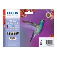 Tinte T0807 schwarz, cyan, Hell, magenta, Hellm