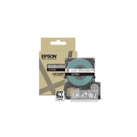 LabelWorks LK-6TWJ, Weiß auf Matt-Transparent -