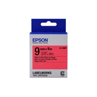 LabelWorks LK-3RBP, Schwarz auf rot, Rolle (0,9