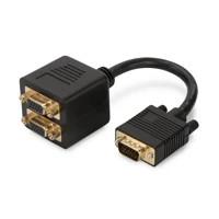 VGA-Splitter, HD-15 (VGA) Stecker zu HD-15 (VGA) Buchse