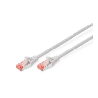 Patchkabel, 30m, SFTP, CAT 6, halogenfrei, grau