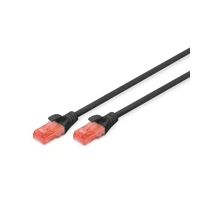 Patchkabel, RJ-45 -> RJ-45, Cat6, 3m, schwarz