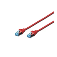 Patchkabel, 50cm, SFTP, CAT 5e, rot