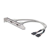 USB-Konsole, Inline, 5-polig Buchse bis USB Buchse, 25