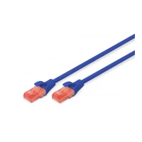 Patchkabel, RJ-45 -> RJ-45, Cat6, 10m, blau