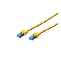Patchkabel, 5m, SFTP, CAT 5e, geschirmt, gelb
