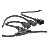 Netz-Splitter, IEC 60320 C14 bis IEC 60320 C13 -