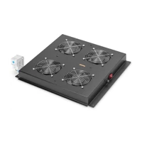 DN-19 FAN-4-B-N, Rack-Dach mit 2 Lüftern, mit 4