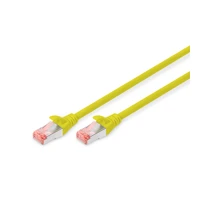 Patchkabel, RJ-45 -> RJ-45, Cat6, 2m, gelb
