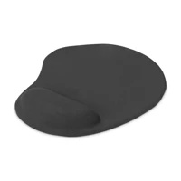 Mauspad mit Handgelenkpolsterkissen, Schwarz