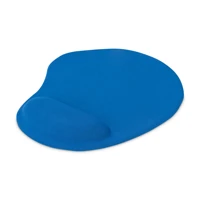 Mauspad mit Handgelenkpolsterkissen, Blau