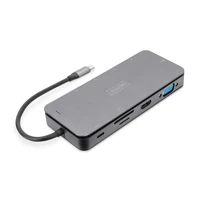 Dockingstation, USB-C, VGA, HDMI, GigE