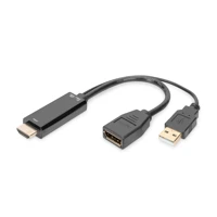 Adapterkabel, HDMI Stecker zu USB, DisplayPort -