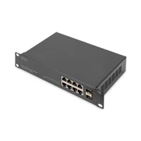 DN-80119, Switch, unmanaged, 8x10/100/1000 +
