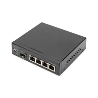 DN-80120, Switch, unmanaged, 4x10/100/1000 +