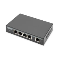 4-Port Gigabit 4PPoE Extender, 802.3at, 60 W