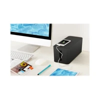 DA-90504, Kabelmanagement-Box, Schwarz