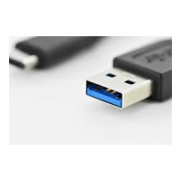 Kabel USB C auf USB A 1m Schwarz