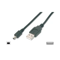 USB-Kabel, USB Stecker bis mini-USB Typ B Stecker, USB
