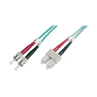 Patchkabel, 1m, Glasfaser, Duplex, 50/125µm, OM3