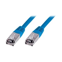 Patchkabel, 50cm, SFTP, CAT 5e, blau