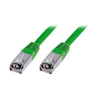 Patchkabel, 1m, SFTP, CAT 5e, grün
