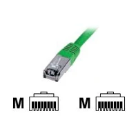 Patchkabel, 2m, SFTP, CAT 5e, geschirmt, grün