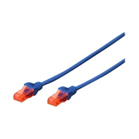 Patchkabel, RJ-45 -> RJ-45, Cat6e, 0.5m, blau