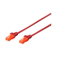Patchkabel, RJ-45 -> RJ-45, Cat6, 1m, rot