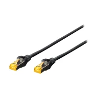 Patchkabel, RJ-45 -> RJ-45, Cat6a, 0.25m, schwarz