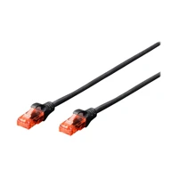 Patchkabel, RJ-45 -> RJ-45, Cat6, 5m, schwarz