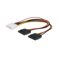 Y-Stromkabel Molex (w) -> 2x SATA (m), 20cm