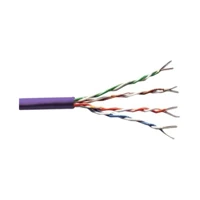 Bulkkabel, 100m, UTP, CAT 6, lila