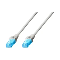 Patchkabel, 30m, UTP, CAT 5e, geschirmt, grau