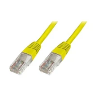 Patchkabel, 5m, UTP, CAT 5e, geschirmt, gelb